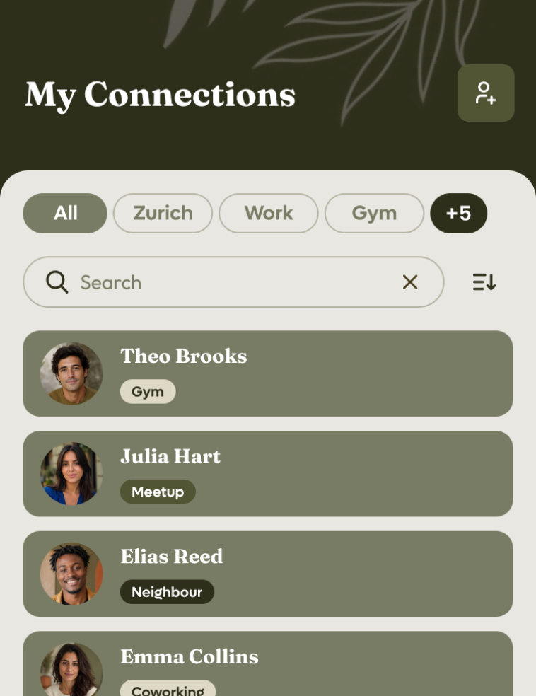 Your relationships, organized